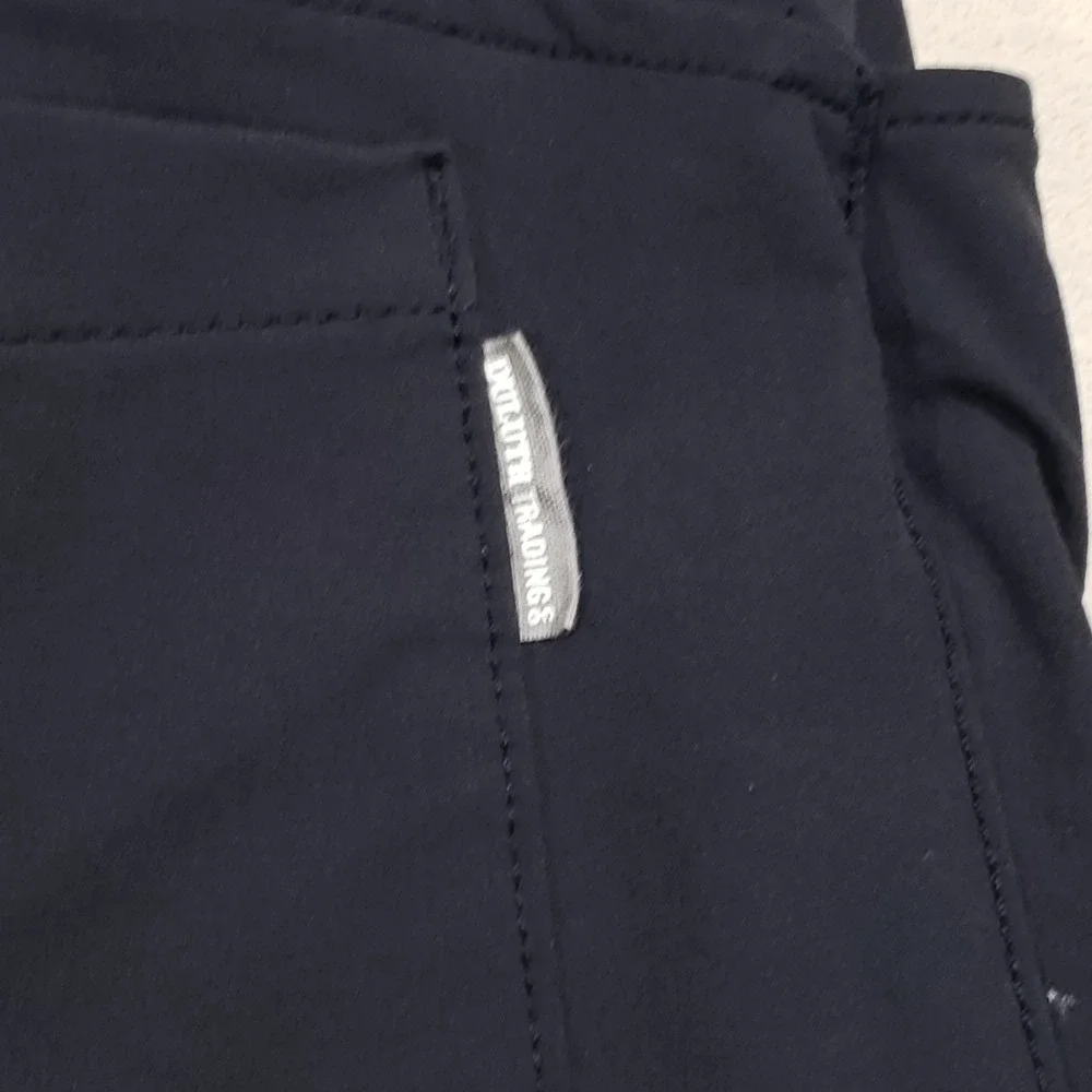 Duluth Trading Co Flexpedition Pants Mens 40x30 Black Relaxed Cargo 75291 Nylon